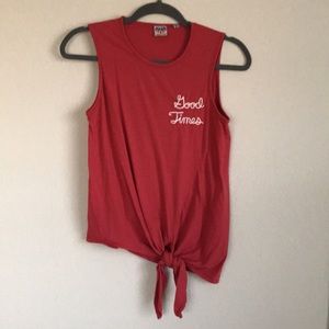 Junk Food Mickey Mouse Font “Good Times” Tee